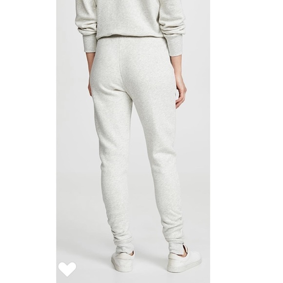 Joie French Terry Wayca Sweatpants in Grey. - Picture 2 of 8